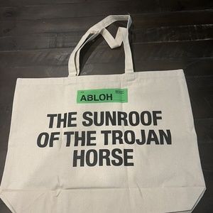 Virgil Abloh "Church & State" Figures Of Speech Sunroof Brooklyn Museum TOTE NEW